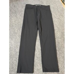 Western Rise Evolution Pant Pants Mens 31x30 Black Stretch Chino Travel Casual